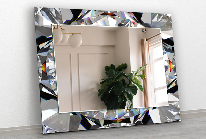 Diamond Wall Mirror Marble Mirror
