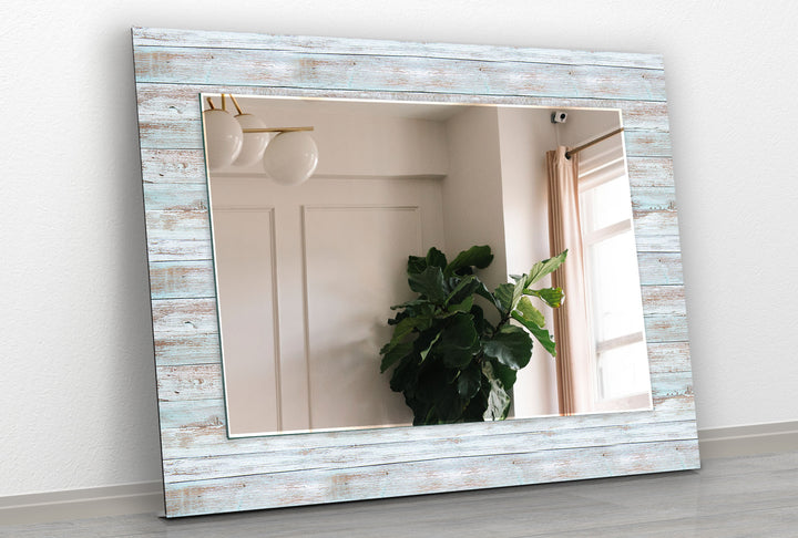 White Wood Design Wall Mirror Long Wall Mirror
