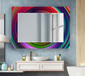 Colored Circles Wall Mirror