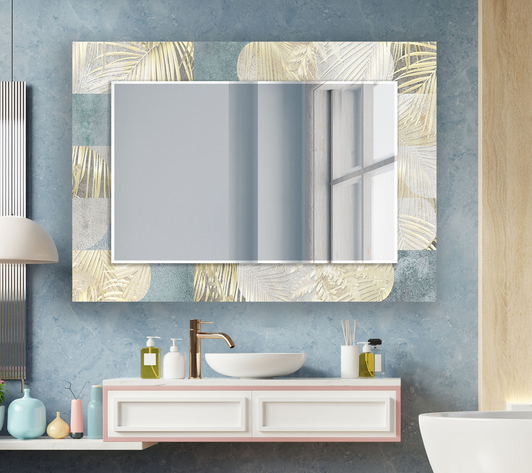 Abstract Boheme Design Wall Mirror Round Mirror
