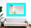 Solid Color Tempered Glass Wall Mirror