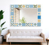 Mosaic Tempered Glass Wall Mirror