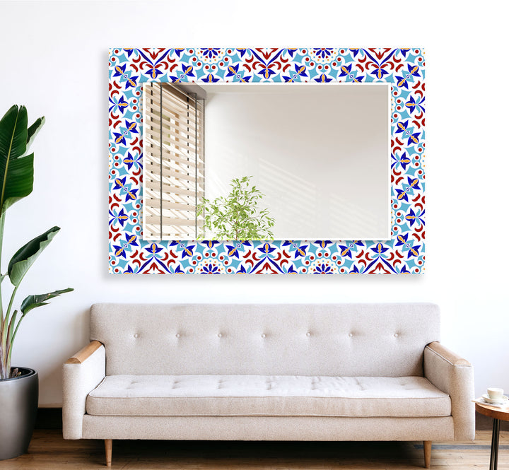 Colored Mosaic Design Wall Mirror Huge Mirror
