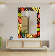 Stained Tempered Glass Wall Mirror