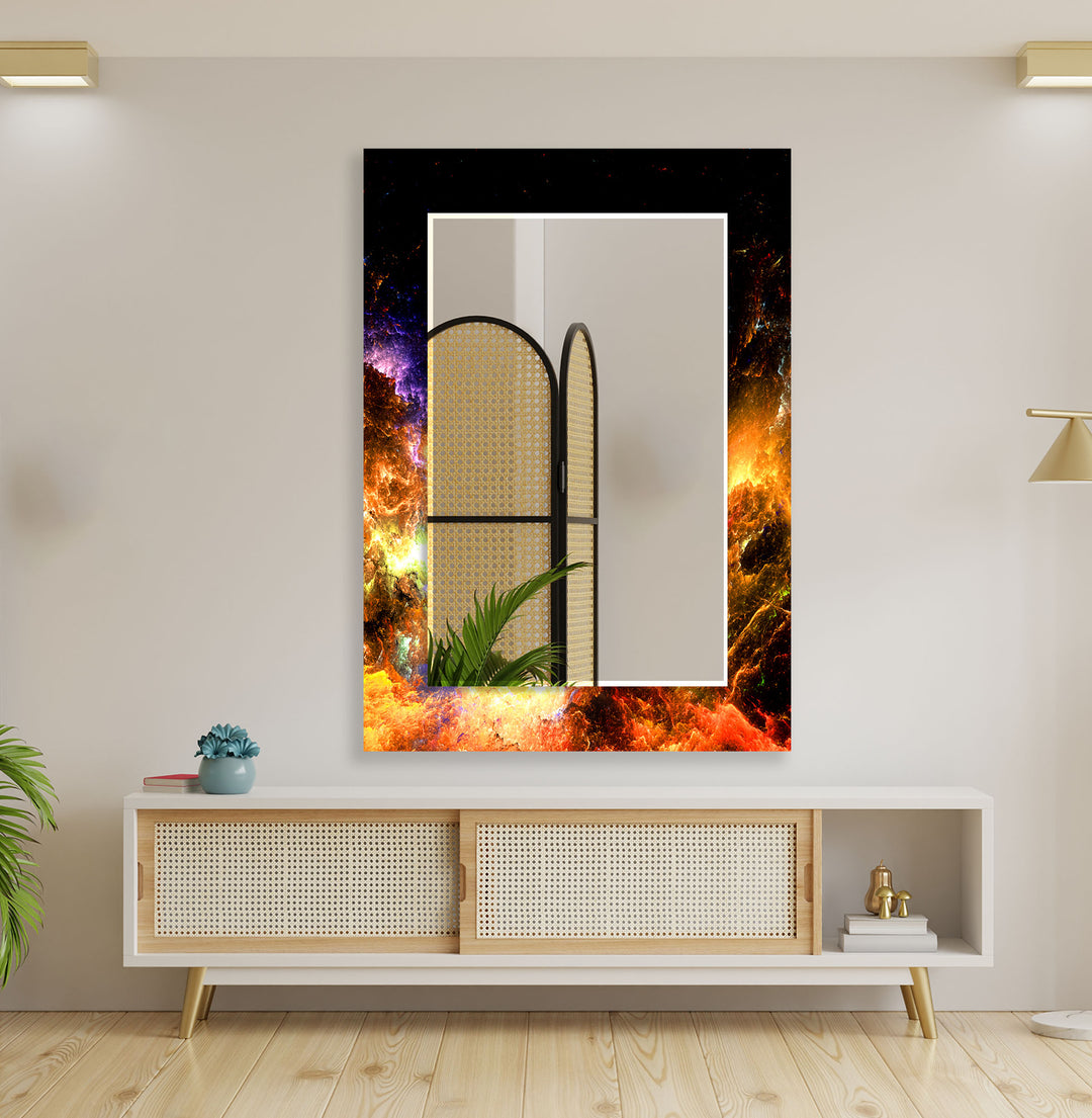 Neon Color Splashes Wall Mirror big wall mirror
