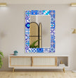 Blue Mosaic Wall Mirror