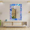 Blue Mosaic Wall Mirror