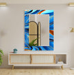 Stained Tempered Glass Wall Mirror