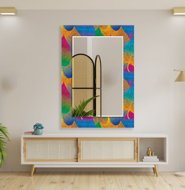 Colorful Leaves Wall Mirrors