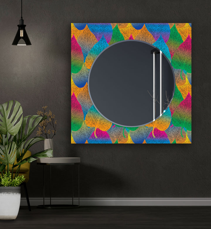 Colorful Leaves Wall Mirrors