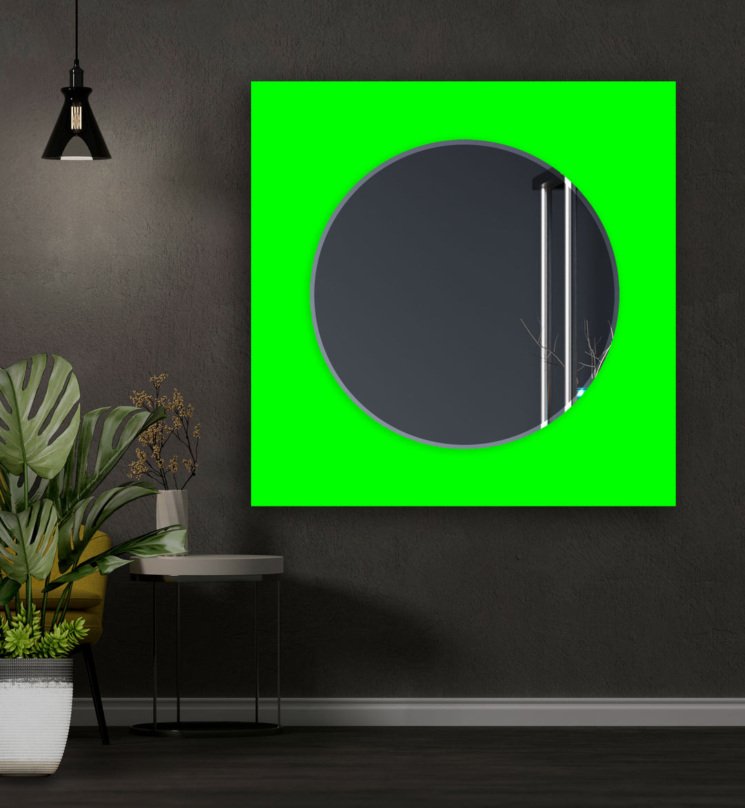 Neon Green Wall Mirrors Long Mirror
