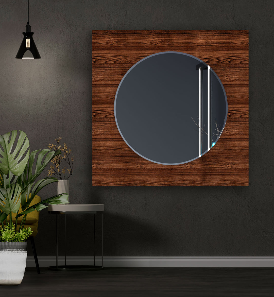 Dark Brown Wood Wall Mirrors gold floor mirror
