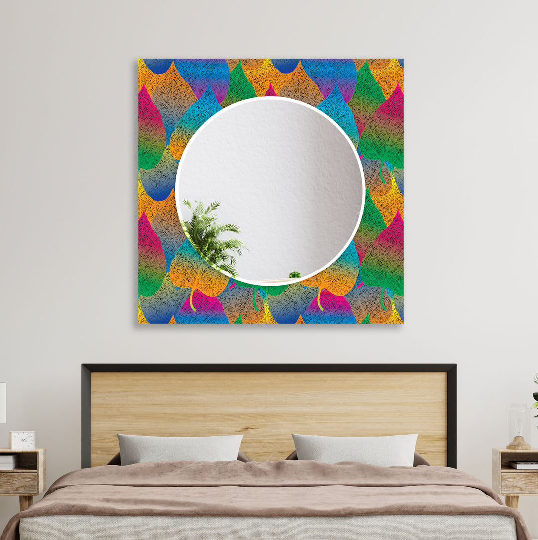 Colorful Leaves Wall Mirrors