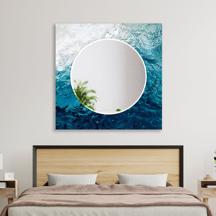 Underwater Design Wall Mirrors bathroom mirror with lights
