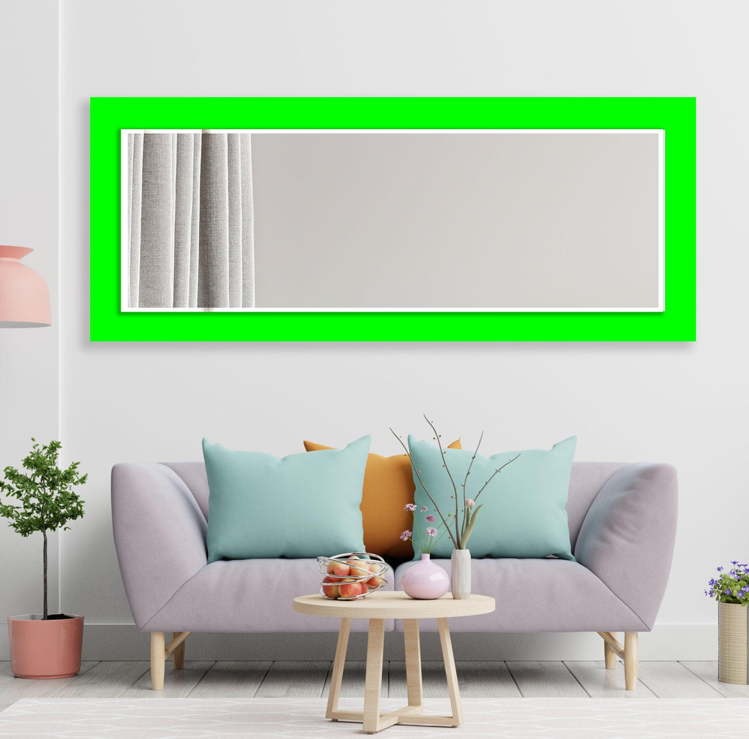 Neon Green Wall Mirrors Decorative Mirror
