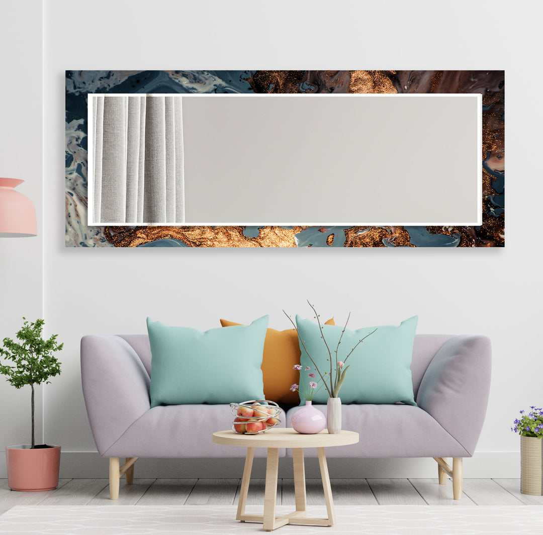 Copper & Blue Wall Mirrors wall mirror
