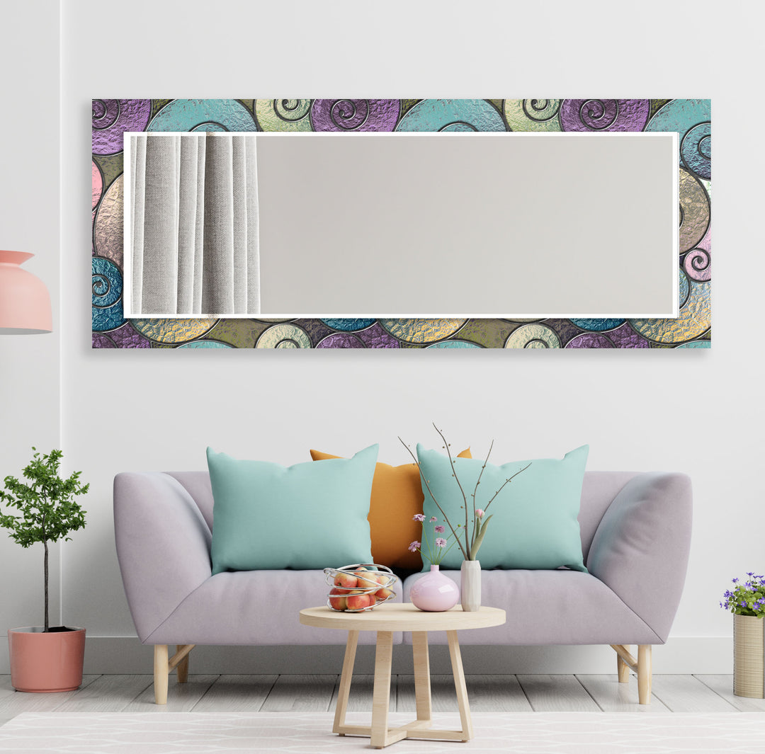 Abstract Spiral Wall Mirrors Huge Wall Mirror
