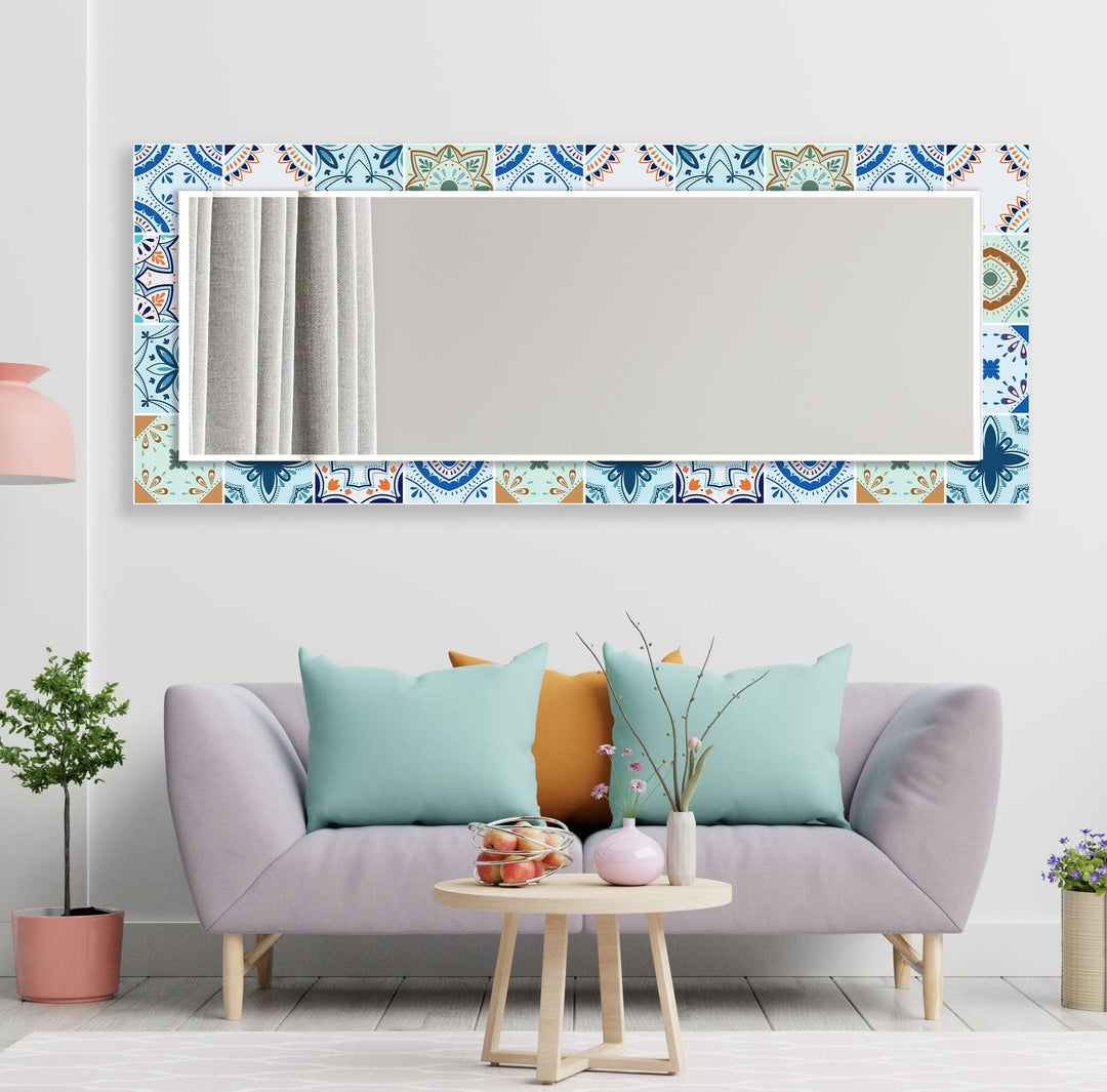 Mosaic Stones Design Wall Mirror Decorative Wall Mirror
