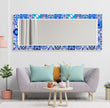 Blue Mosaic Wall Mirror