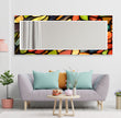 Stained Tempered Glass Wall Mirror