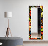 Stained Tempered Glass Wall Mirror