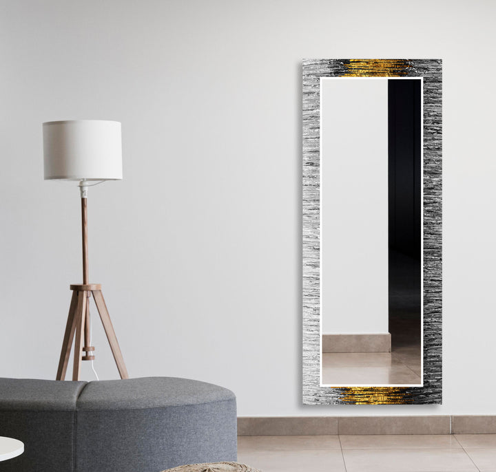 Grey Golden Details Wall Mirrors large mirror
