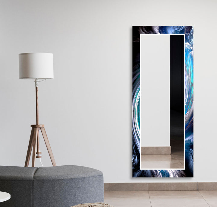 Vortex Abstract Wall Mirror Dining Room Wall Mirror
