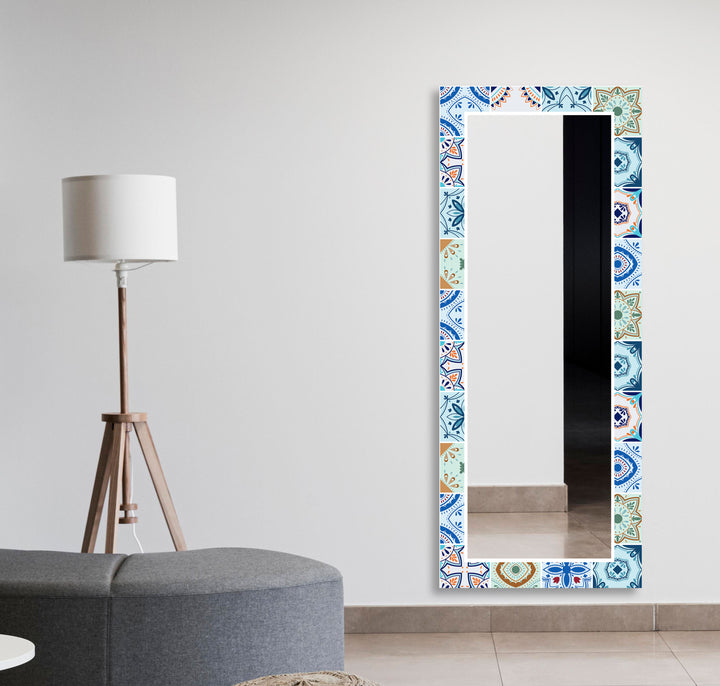 Mosaic Stones Design Wall Mirror Modern Mirror
