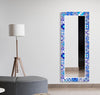 Blue Mosaic Wall Mirror