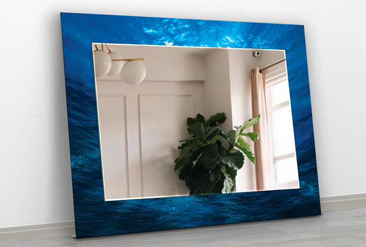 Deep Sea Appearance Wall Mirror Mosaic Mirror 
