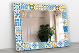 Mosaic Tempered Glass Wall Mirror