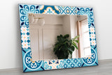 Mosaic Tempered Glass Wall Mirror