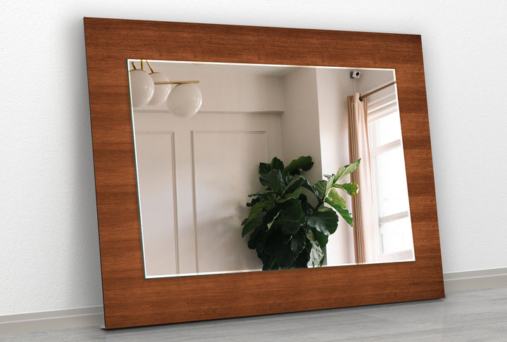 Wood Patter Long Wall Mirror huge wall mirror
