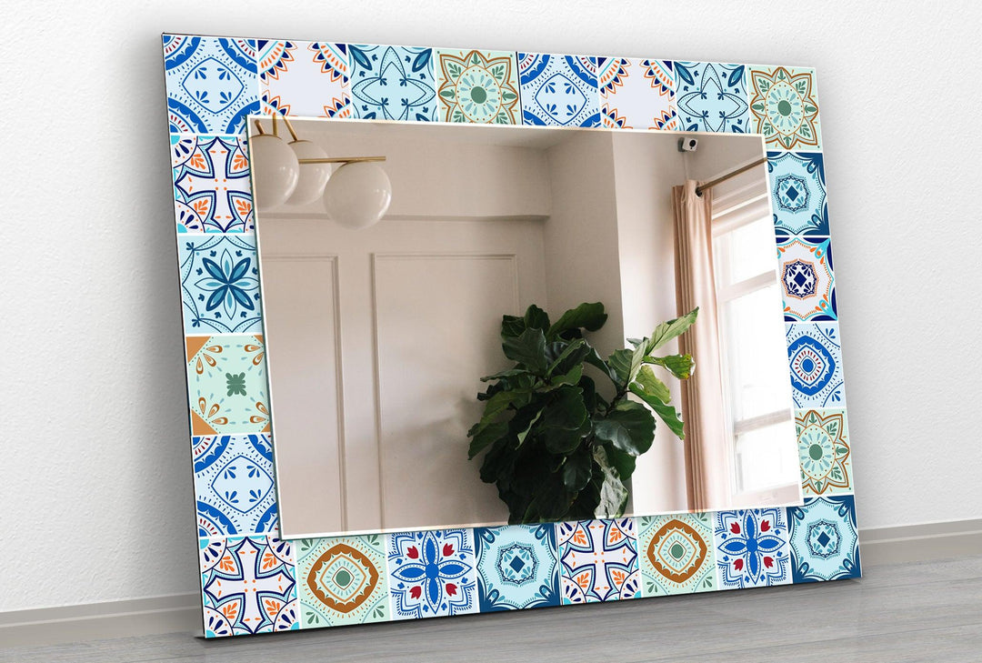 Mosaic Stones Design Wall Mirror Large Mirror
