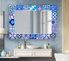 Blue Mosaic Wall Mirror