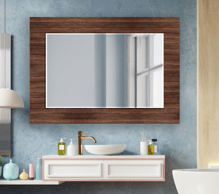 Dark Wooden Wall Mirror large floor mirror
