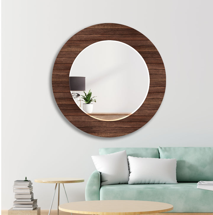 Dark Wooden Wall Mirror biggest wall mirror
