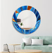 Stained Tempered Glass Wall Mirror