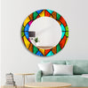 Stained Tempered Glass Wall Mirror