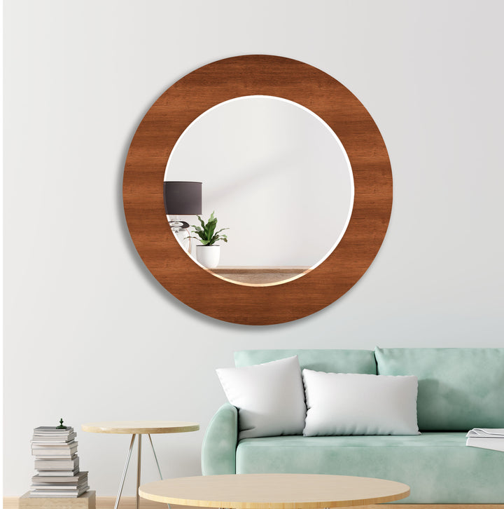 Wood Patter Long Wall Mirror large mirror
