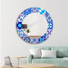 Blue Mosaic Wall Mirror