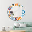 Mosaic Tempered Glass Wall Mirror