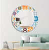 Mosaic Tempered Glass Wall Mirror