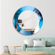 Marble Tempered Glass Wall Mirror