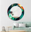 Stained Tempered Glass Wall Mirror