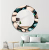 Stained Tempered Glass Wall Mirror