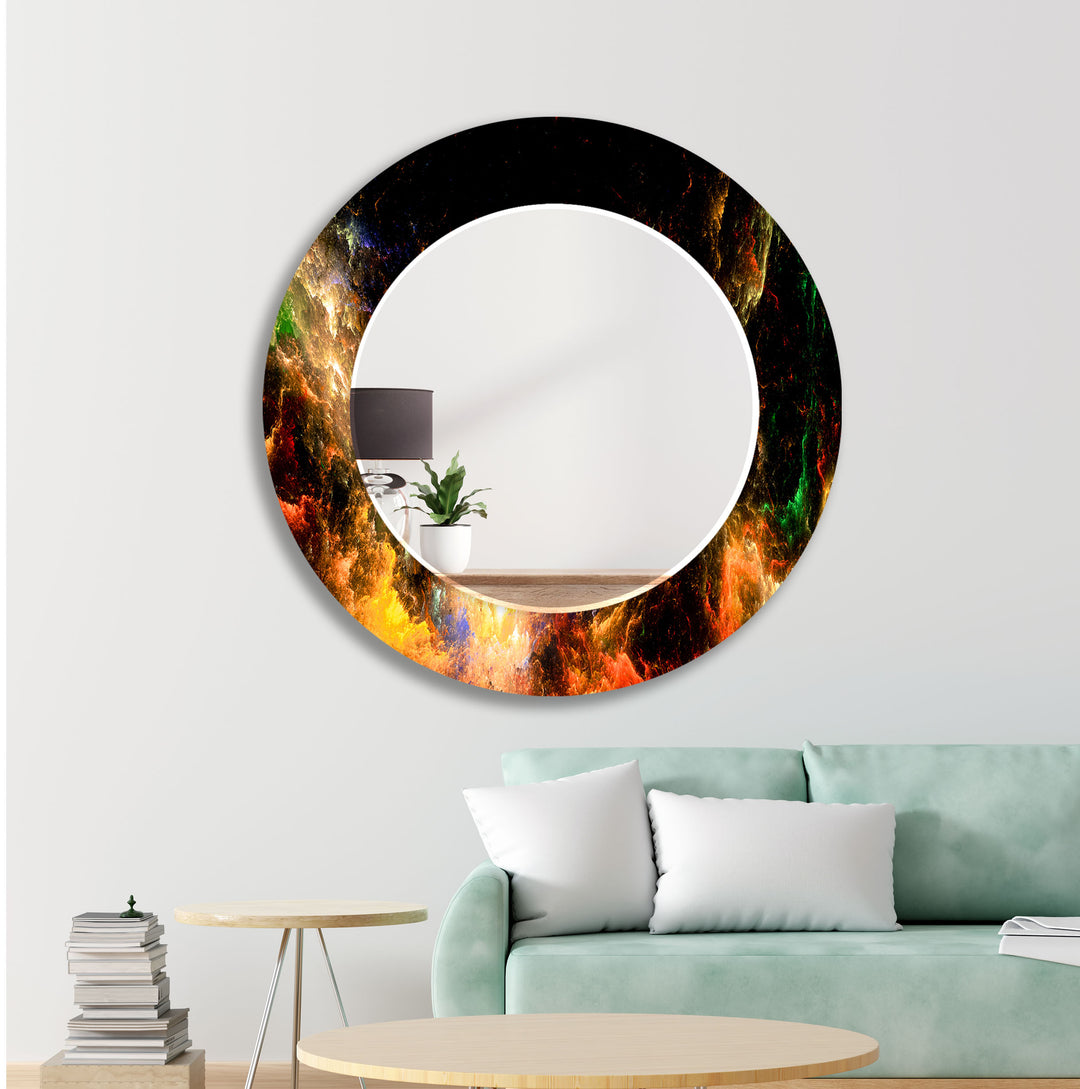 Space & Clouds Wall Mirror backlit mirror
