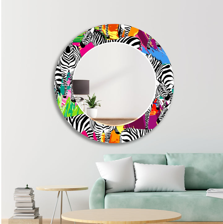 Zebra Wall Mirrors modern mirror
