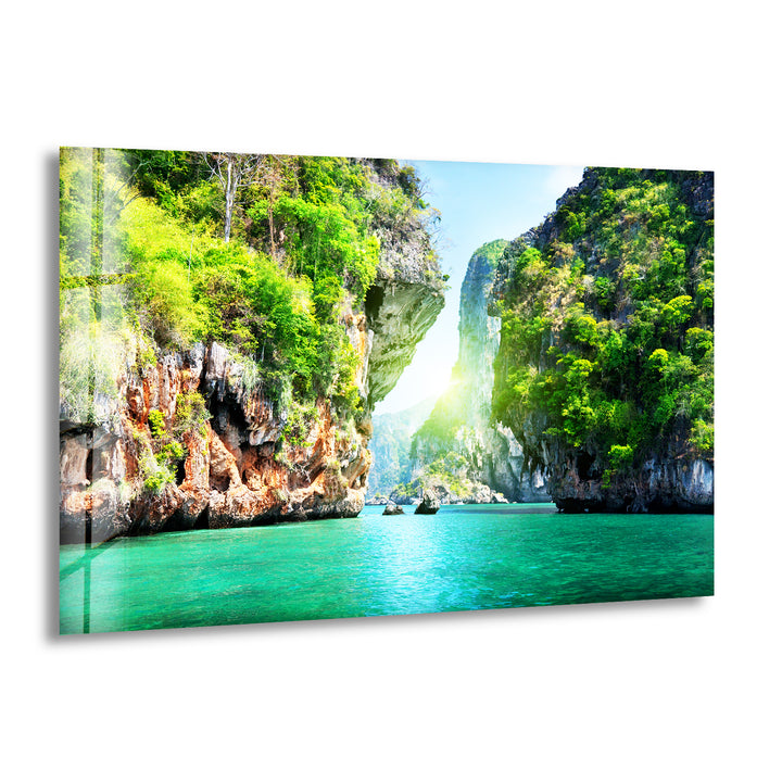 Phuket Thailand Glass Wall Art custom glass photo prints, large glass prints