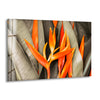 Orange Leaf Tempered Glass Wall Art